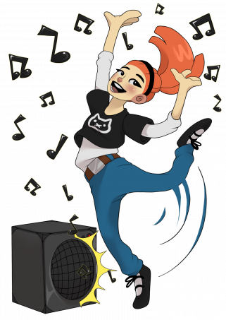 Tanssi 2012-2017 syntyneille Marjalan koulun liikuntasalisa