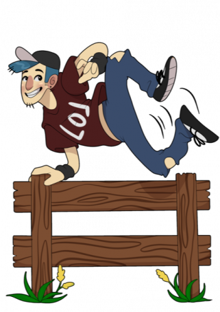 Parkour 2014-2018 syntyneille Marjalan koulun liikuntasalissa